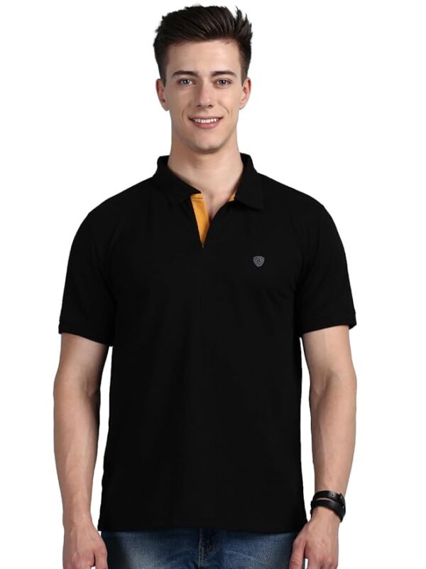 black t-shirt