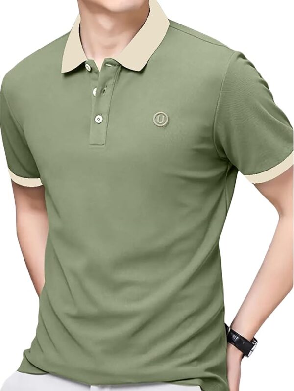 green t-shirt