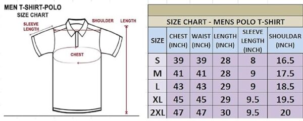 Lymio Polo T Shirt for Men || Men Casual T-Shirt || Available in Combo Packs (Polo 44 to 47) - Image 4