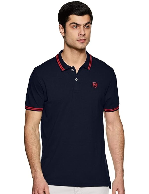 red and blue t-shirt